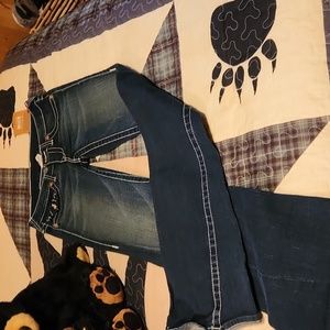 True Religion womens size 28 blue jeans flared